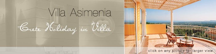 Cretan Exclusive Villas - Villa Asimenia - Click on any picture for a larger view