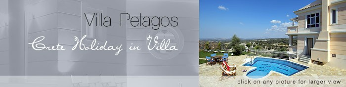 Cretan Exclusive Villas - Villa Pelagos - Click on any picture for a larger view
